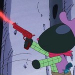 【アンパンマン】アリンコキッドの赤い拳銃と青い拳銃、世界観に似つかわしくない奇妙な兵器！